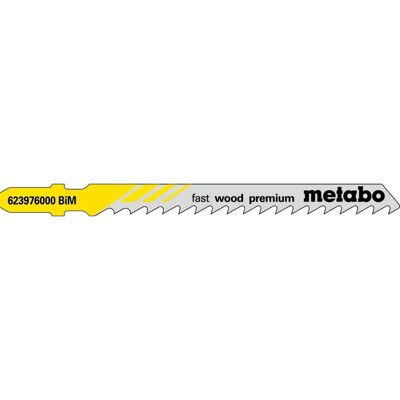 Metabo 74mm BiM Stichsägeblätter - Präziser Schnitt, 5 Stück Metabo 74mm BiM Stichsägeblätter - Präziser Schnitt, 5 Stück