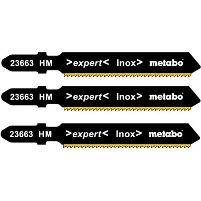 Metabo Modell 623663000 Edelstahl Stichsägeblätter - 3er Pack Metabo Modell 623663000 Edelstahl Stichsägeblätter - 3er Pack