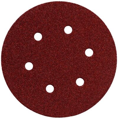 Metabo 150mm P180 Slipepapir - 6-hulls, 5 stk Metabo 150mm P180 Slipepapir - 6-hulls, 5 stk