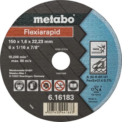 Metabo - Trennscheibe - 150mm - Edelstahl Metabo - Trennscheibe - 150mm - Edelstahl