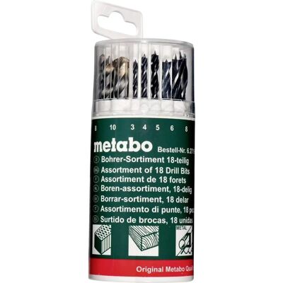 Metabo Modell 627190000 Universalt borrsats - Borr för metall och trä Metabo Modell 627190000 Universalt borrsats - Borr för metall och trä