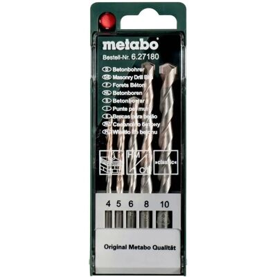 Metabo 627180000 Betongborrsats - 5 storlekar 4-10mm Metabo 627180000 Betongborrsats - 5 storlekar 4-10mm