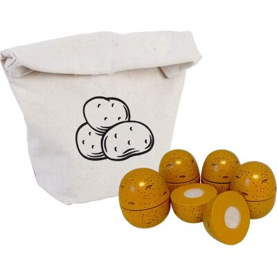Set de Patatas de Madera para Cortar - Juego Infantil Set de Patatas de Madera para Cortar - Juego Infantil