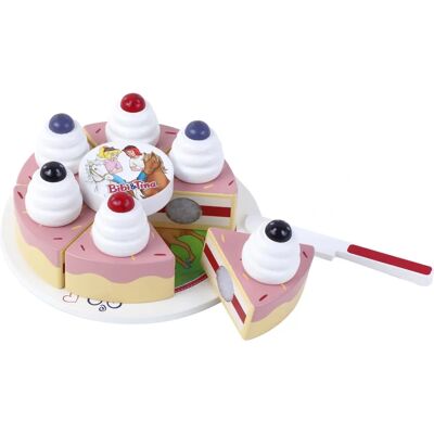 TANNER Bibi Tina Holzspielzeug Kuchen-Set - Kinder Spielzeug TANNER Bibi Tina Holzspielzeug Kuchen-Set - Kinder Spielzeug