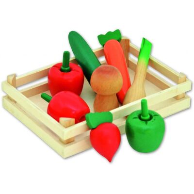 Tanner 0968.2 Holz-Gemüseset - Rollenspiel Spielzeug Tanner 0968.2 Holz-Gemüseset - Rollenspiel Spielzeug