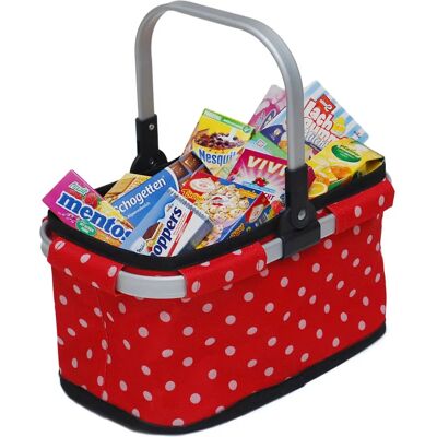 Tanner 4091.3 rollspel leksak - Rollspel leksak, röd, med shoppingkorg och lekmatar Tanner 4091.3 rollspel leksak - Rollspel leksak, röd, med shoppingkorg och lekmatar