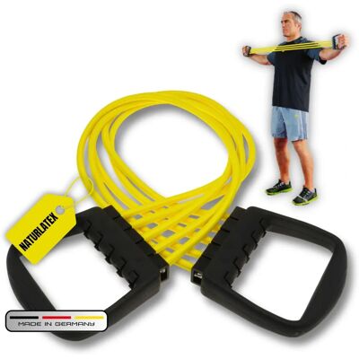 Deuser Expander - jaune 10-50 kg - unisexe - Fabriqué en Allemagne - Expander d'entraînement - Publicité Deuser Expander - jaune 10-50 kg - unisexe - Fabriqué en Allemagne - Expander d'entraînement - Publicité
