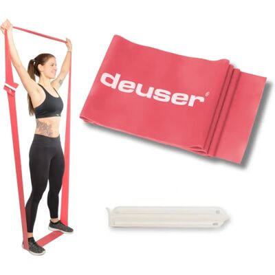 Deuser Physio Band 150 - 2,40 m röd/extra stark - unisex - Träningsband Deuser Physio Band 150 - 2,40 m röd/extra stark - unisex - Träningsband