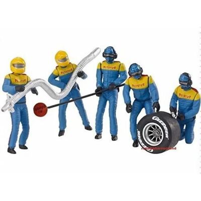 Carrera figurset, mekaniker, blå - Tillbehör till slotbana Carrera figurset, mekaniker, blå - Tillbehör till slotbana