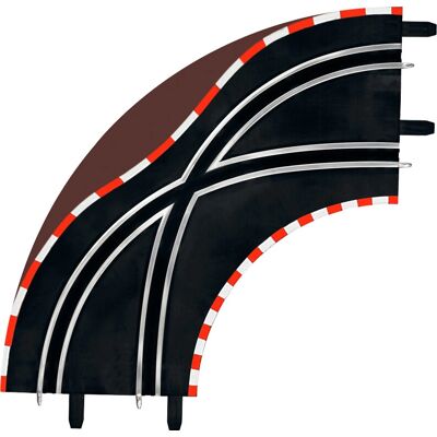 Carrera Toys 61655 Slotbahn-Teil - Kurvenstück für Digital 143 & GO Carrera Toys 61655 Slotbahn-Teil - Kurvenstück für Digital 143 & GO
