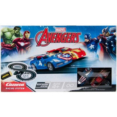 Carrera Marvel Avengers Slot Car Racing System - 2,4 m Strecke Carrera Marvel Avengers Slot Car Racing System - 2,4 m Strecke