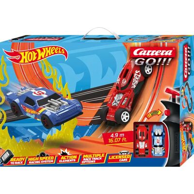 Hot Wheels Carrera 4,9m Rennbahn & Autos Set Hot Wheels Carrera 4,9m Rennbahn & Autos Set