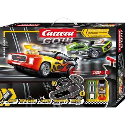 Carrera GO!!! Kopf-an-Kopf-Rennen - Spielzeugrennstrecke Carrera GO!!! Kopf-an-Kopf-Rennen - Spielzeugrennstrecke