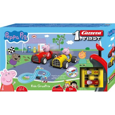 Carrera First Peppa Pig Kinderrennen - Slot Auto Set Carrera First Peppa Pig Kinderrennen - Slot Auto Set