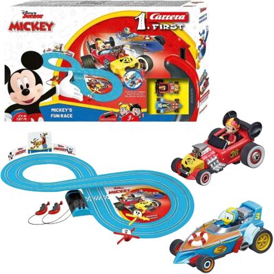 Carrera-toys erstes Mickey's Fun Race - Slot Car Rennbahn für Kinder ab 3 Jahren Carrera-toys erstes Mickey's Fun Race - Slot Car Rennbahn für Kinder ab 3 Jahren