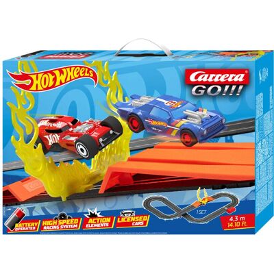 Carrera Hot Wheels Slot Rennset - 4,3 m - Ab 5 Jahren - Schneller Track Carrera Hot Wheels Slot Rennset - 4,3 m - Ab 5 Jahren - Schneller Track