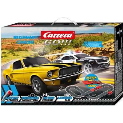 Carrera Mustang i Camaro Highway Chase - Zestaw wyścigowy Carrera Mustang i Camaro Highway Chase - Zestaw wyścigowy