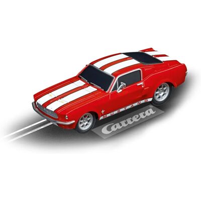 Carrera Ford Mustang '67 - Race Red - Slot car Carrera Ford Mustang '67 - Race Red - Slot car