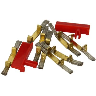 Carrera Auto di Slot 2 Quinte Guida e 8 Doppie Mola - Accessorio per Corse di Slot Carrera Auto di Slot 2 Quinte Guida e 8 Doppie Mola - Accessorio per Corse di Slot