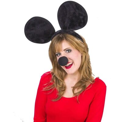 Müller - Kopfbügel Riesen-Mausohren - Schwarz - Headband Müller - Kopfbügel Riesen-Mausohren - Schwarz - Headband
