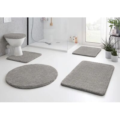 KLEINE WOLKE Relax Grau Badematten 2er-Set 50x80cm / 60x100cm KLEINE WOLKE Relax Grau Badematten 2er-Set 50x80cm / 60x100cm