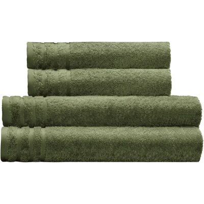 KLEINE WOLKE Royal Grün 4-tlg Handtuch-Set - Handtücher & Duschtücher KLEINE WOLKE Royal Grün 4-tlg Handtuch-Set - Handtücher & Duschtücher