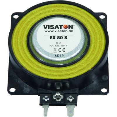 Visaton EX 80 S - 8 Ohm Elektrodynamisk høyttaler - Deler Visaton EX 80 S - 8 Ohm Elektrodynamisk høyttaler - Deler