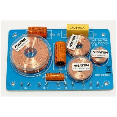 Visaton HW 3/120 NG - Impedancia 8 Ohm, cruce de 3 vías - Accesorios para altavoces Visaton HW 3/120 NG - Impedancia 8 Ohm, cruce de 3 vías - Accesorios para altavoces