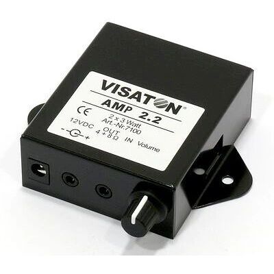 Visaton AMP 2.2 Stereo Amplifier - 2x3W, Black Visaton AMP 2.2 Stereo Amplifier - 2x3W, Black