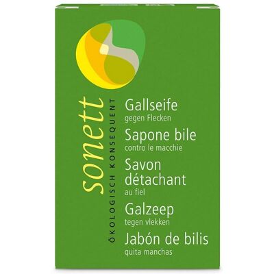 Sonett Galle såpe - Naturlig flekkfjerner 100g Sonett Galle såpe - Naturlig flekkfjerner 100g