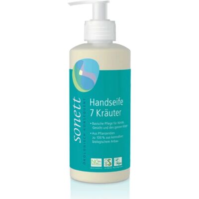 Sonett 4007547205406 Płyn do mycia rąk - 7 ziół, 300ml Sonett 4007547205406 Płyn do mycia rąk - 7 ziół, 300ml