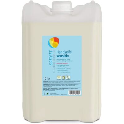 Sonett Savon pour les mains EKO Neutre 10L - Liquide Sonett Savon pour les mains EKO Neutre 10L - Liquide