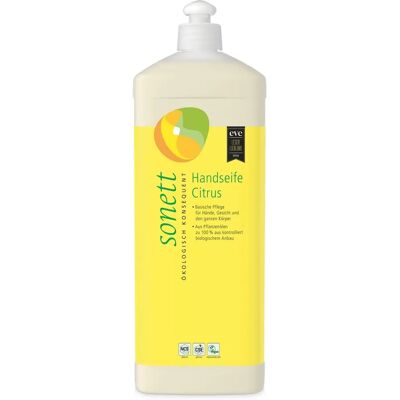 Sonett Savon Liquide au Citron - Recharge Écologique 1L Sonett Savon Liquide au Citron - Recharge Écologique 1L