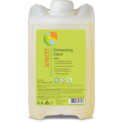 Sonett Lavavajillas Líquido de Limón - Lavavajillas líquido 5L Sonett Lavavajillas Líquido de Limón - Lavavajillas líquido 5L