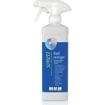 Sonett - 500 ml - flacon spray - Nettoyeur de salle de bains - Publicité Sonett - 500 ml - flacon spray - Nettoyeur de salle de bains - Publicité