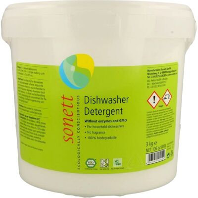 Sonett Polvo para Lavavajillas - Ecológico, 3kg Sonett Polvo para Lavavajillas - Ecológico, 3kg