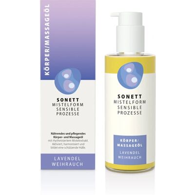 Sonett Huile Corporelle Bio - Lavande Encens - Huile de Corps & Massage Sonett Huile Corporelle Bio - Lavande Encens - Huile de Corps & Massage