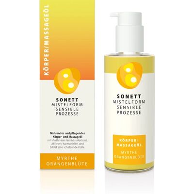 Sonett Körper- & Massageöl - Myrthe & Orangenblüte - Unisex Sonett Körper- & Massageöl - Myrthe & Orangenblüte - Unisex