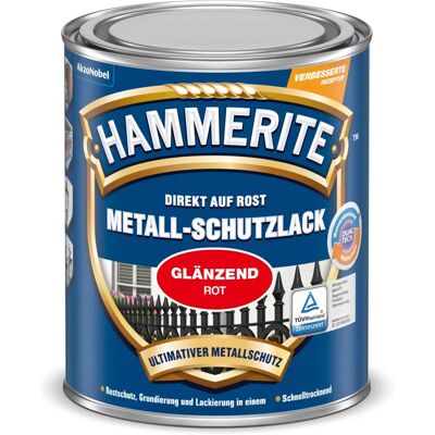 Barniz protector de metal Hammerite Rojo 750 ml Barniz protector de metal Hammerite Rojo 750 ml
