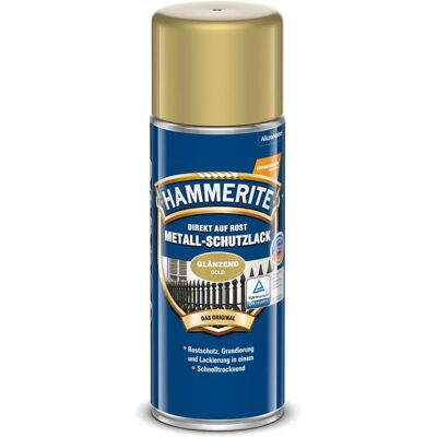 HAMMERITE - Metall-Schutzlack - Gold - 0.4 L - Lack HAMMERITE - Metall-Schutzlack - Gold - 0.4 L - Lack