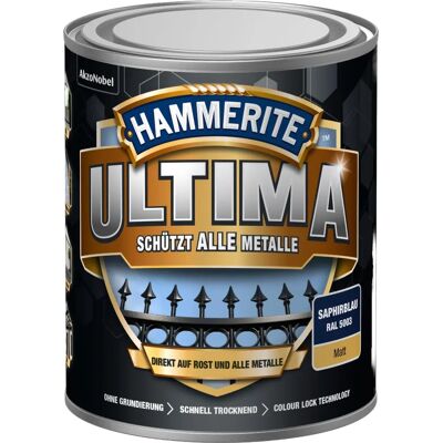 AkzoNobel - Hammerite Ultima Metall-Schutzlack - Bleu saphir - Paint - Publicité AkzoNobel - Hammerite Ultima Metall-Schutzlack - Bleu saphir - Paint - Publicité