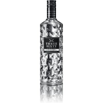Three Sixty Wodka - Premium Weizen, Diamantenfiltration - 37,5% vol Three Sixty Wodka - Premium Weizen, Diamantenfiltration - 37,5% vol