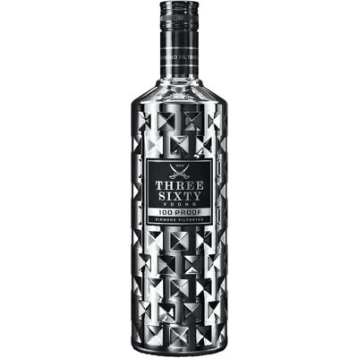 Three Sixty - Vodka 100 Proof - 50% Vol. - 0,7 l - Vodka Three Sixty - Vodka 100 Proof - 50% Vol. - 0,7 l - Vodka