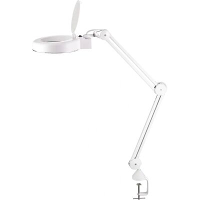 Alco Modello 9224 Lampada con lente di ingrandimento LED bianca - Illuminazione LED Alco Modello 9224 Lampada con lente di ingrandimento LED bianca - Illuminazione LED