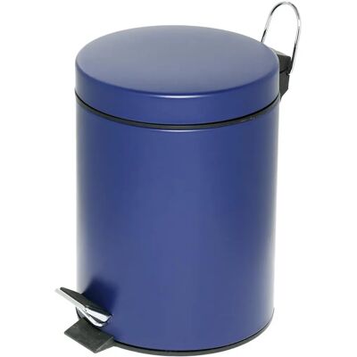 Alco Tretabfalleimer 5 Liter blau pedal waste bin Alco Tretabfalleimer 5 Liter blau pedal waste bin