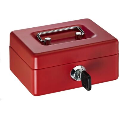 Alco 85012 Coffre-fort Enfant Rouge en Acier avec Serrure - Caisse à Argent - Publicité Alco 85012 Coffre-fort Enfant Rouge en Acier avec Serrure - Caisse à Argent - Publicité