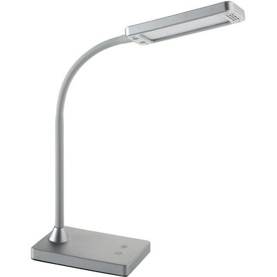 Alco LED bureaulamp zilver - Tafellamp Alco LED bureaulamp zilver - Tafellamp
