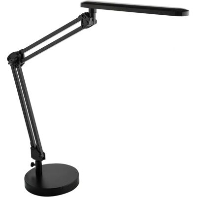 Alco Modell 963 Schwarze LED-Schreibtischlampe mit Doppelarm - Tischlampe Alco Modell 963 Schwarze LED-Schreibtischlampe mit Doppelarm - Tischlampe