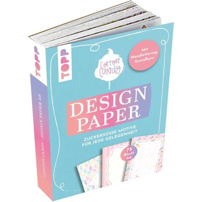 Ludmila Cotton Candy Handlettering Papierblock - Motivpapier Ludmila Cotton Candy Handlettering Papierblock - Motivpapier