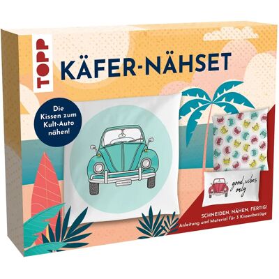 TOPP VW Käfer Kissenbezug Nähset - Für Anfänger TOPP VW Käfer Kissenbezug Nähset - Für Anfänger